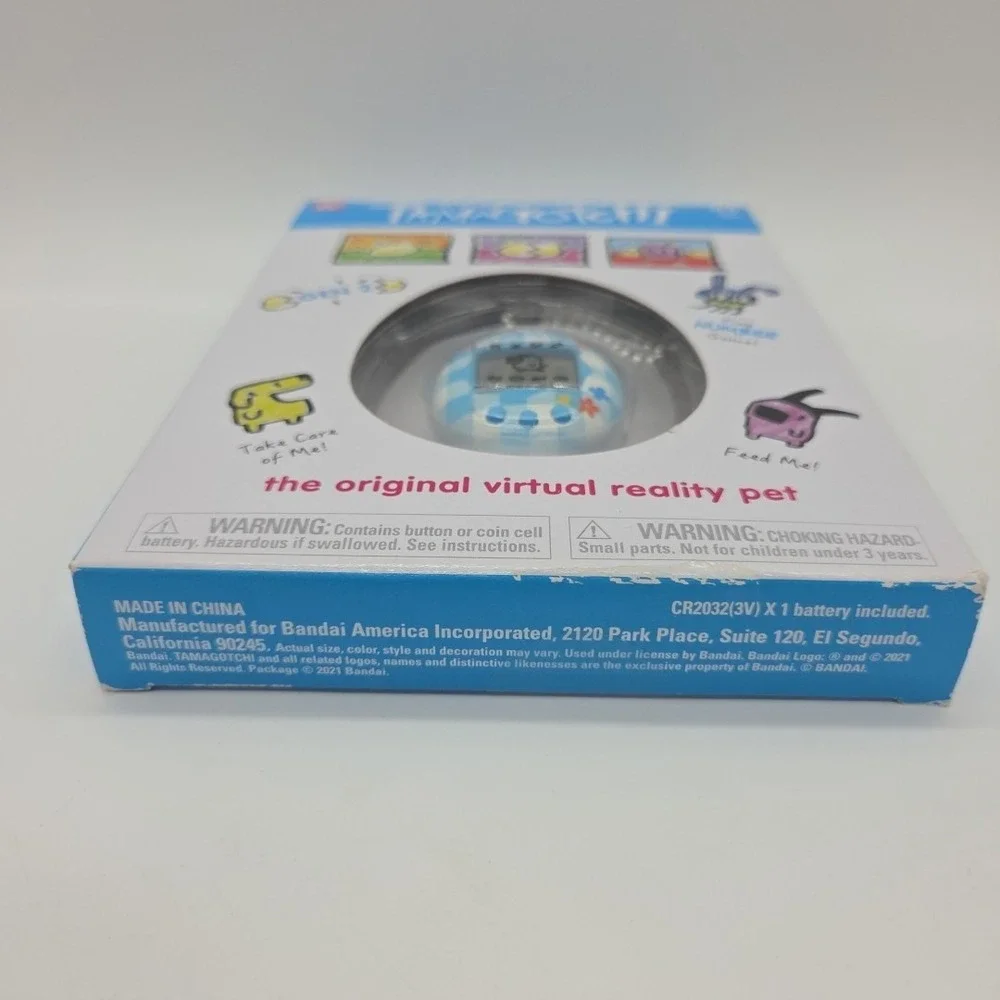 NEW Bandai The Original Tamagotchi Gen 2 Virtual Reality Pet 2021 Flower Gingham